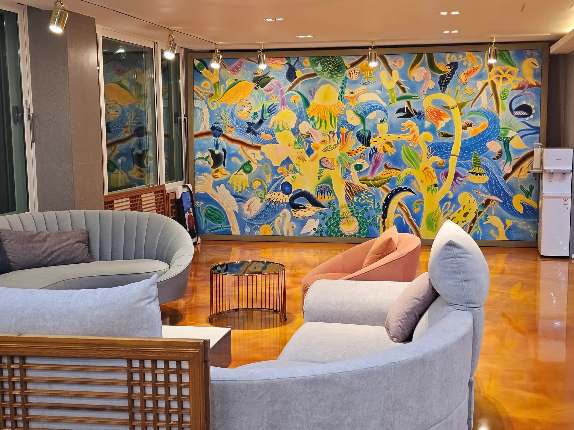 HOTEL 267 홈페이지 메인 배너, 지리산 자연 속 화엄267 전경